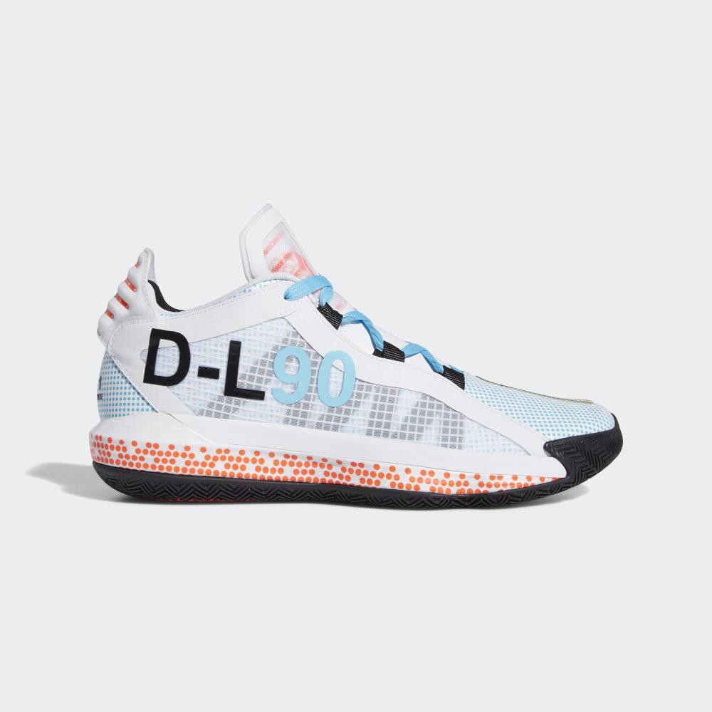 Adidas Women's Dame 6 x Pusha T Basketball Shoes White/Black/Red Ireland FW5749